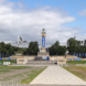 Am Stadion, Außenaufnahme.