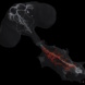 Zu sehen sind Neurone, die sich zwischen den Geschlechtern unterscheiden. Die weißen gibt es nur im Weibchen und die roten nur im Männchen. Hierbei wurden die Bilddaten des weiblichen und männlichen Nervenstrangs übereinandergelegt. Foto: Tomke Stürner/Uni Cambridge und LMB Cambridge